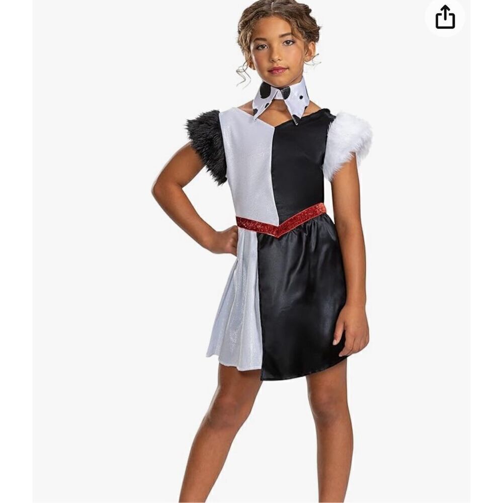 Disney Villains Costumes,  Dress up, Pretend Play, Official Kid Size medium Stor